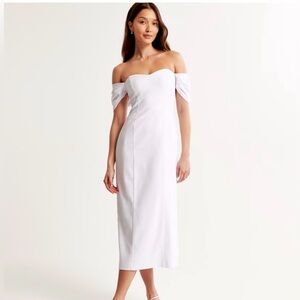 Abercrombie White Sleeveless Dress